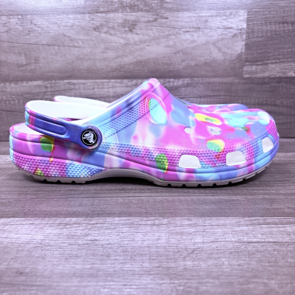 Crocs Sandals Pink Blue Mens US Size 12 Clogs
